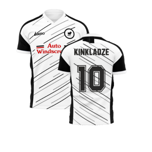 Derby 2024-2025 Home Concept Football Kit (Libero) (Kinkladze 10)