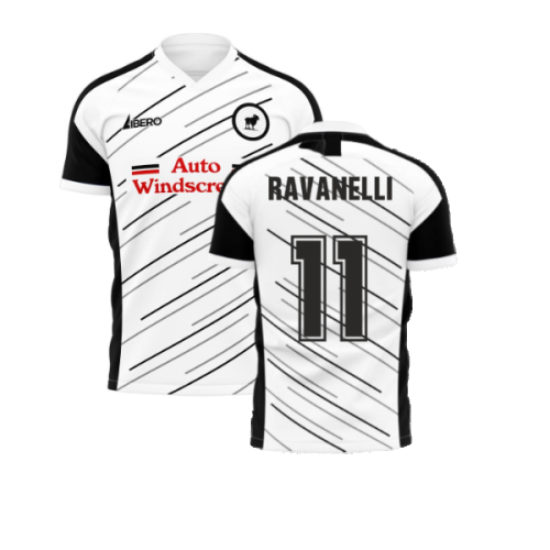 Derby 2024-2025 Home Concept Football Kit (Libero) (Ravanelli 11)