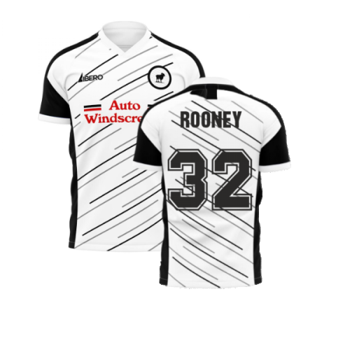 Derby 2025-2026 Home Concept Football Kit (Libero) (Rooney 32)