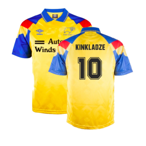 Derby County 1992 Away Umbro Shirt (Kinkladze 10)