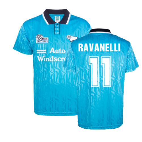 Derby County 1994-1995 Away Shirt (Ravanelli 11)