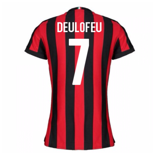 2017-2018 AC Milan Womens Home Shirt (Deulofeu 7)