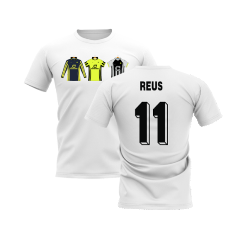 Dortmund 1996-1997 Retro Shirt T-shirt (White) (Reus 11)