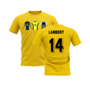 Dortmund 1996-1997 Retro Shirt T-shirt (Yellow) (Lambert 14)