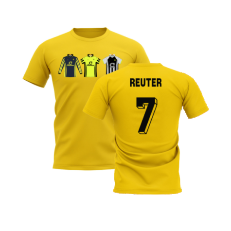 Dortmund 1996-1997 Retro Shirt T-shirt (Yellow) (Reuter 7)