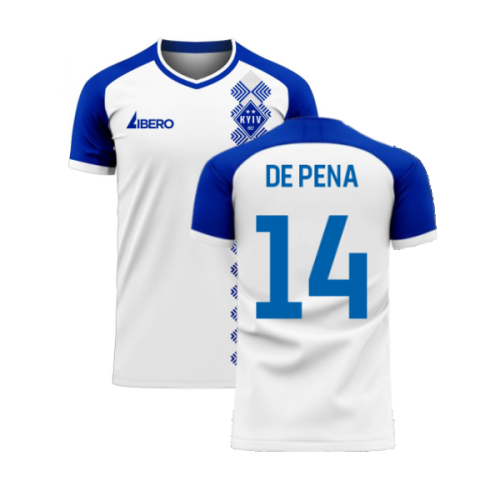 Dynamo Kyiv 2024-2025 Home Concept Football Kit (Libero) (DE PENA 14)