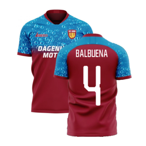 East London 2024-2025 Home Concept Football Kit (Libero) (BALBUENA 4)