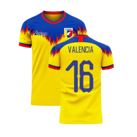 Ecuador 2024-2025 Home Concept Football Kit (Libero) (VALENCIA 16)