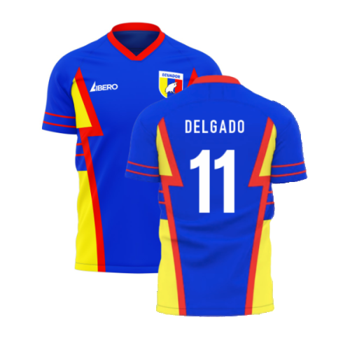 Ecuador 2024-2025 Away Concept Football Kit (Libero) (DELGADO 11)