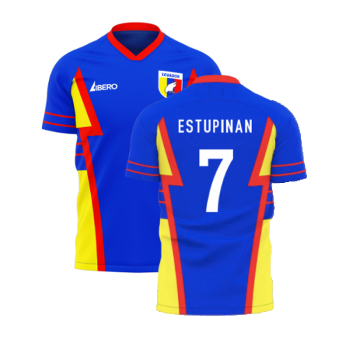 Ecuador 2024-2025 Away Concept Football Kit (Libero) (ESTUPINAN 7)