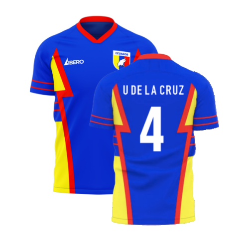 Ecuador 2024-2025 Away Concept Football Kit (Libero) (U DE LA CRUZ 4)