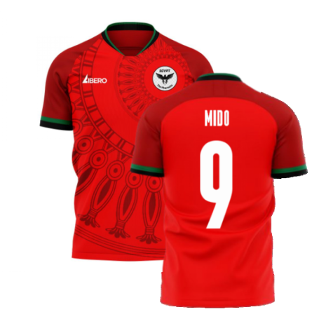 Egypt 2024-2025 Home Concept Football Kit (Libero) (MIDO 9)