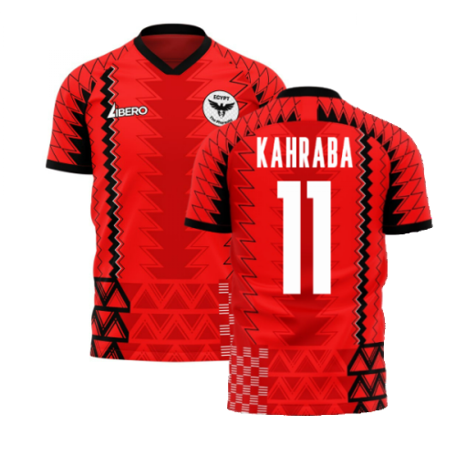 Egypt 2024-2025 AFCON Concept Football Kit (Libero) (KAHRABA 11)