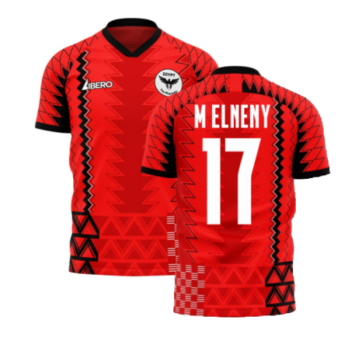 Egypt 2024-2025 AFCON Concept Football Kit (Libero) (M ELNENY 17)