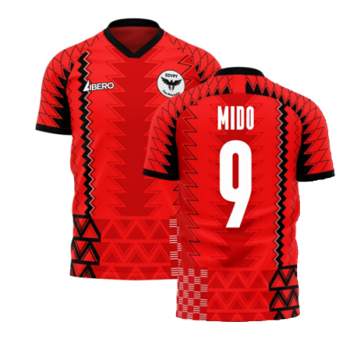 Egypt 2024-2025 AFCON Concept Football Kit (Libero) (MIDO 9)