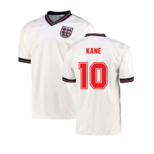 England 1986 Home World Cup Finals Retro Shirt (KANE 10)