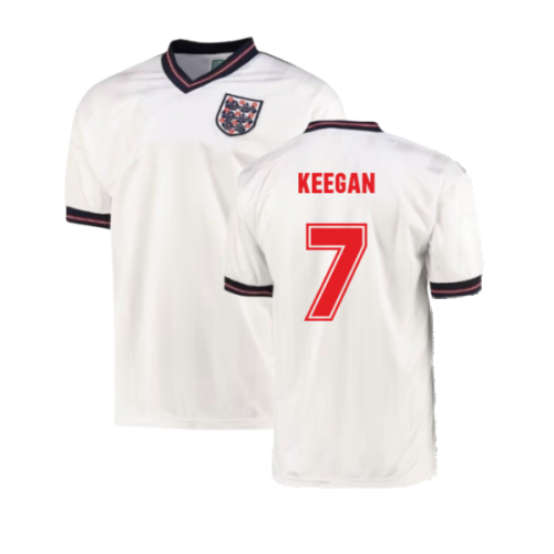 England 1986 Home World Cup Finals Retro Shirt (KEEGAN 7)