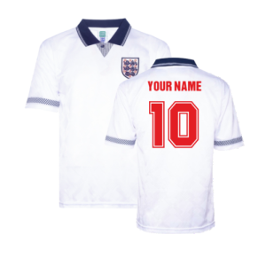 England 1990 Home Retro Shirt