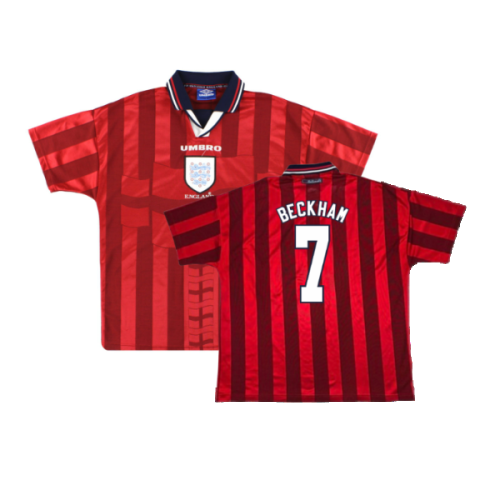 England 1997-99 Away Shirt (Good) (BECKHAM 7)