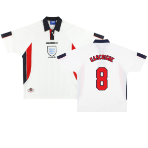 England 1997-99 Home (Youths) (Very Good) (GASCOIGNE 8)