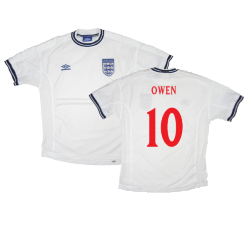 England 1999-01 Home Shirt (Youths) (Excellent) (Owen 10)