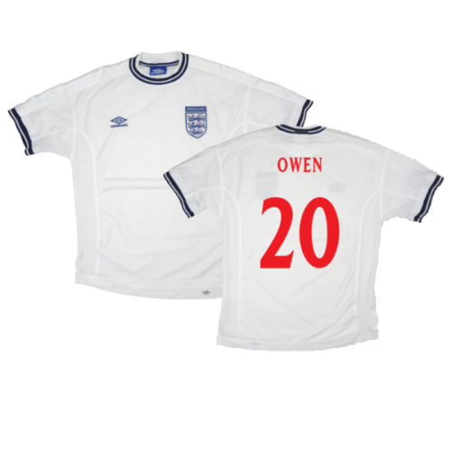 England 1999-01 Home Shirt (Youths) (Excellent) (OWEN 20)