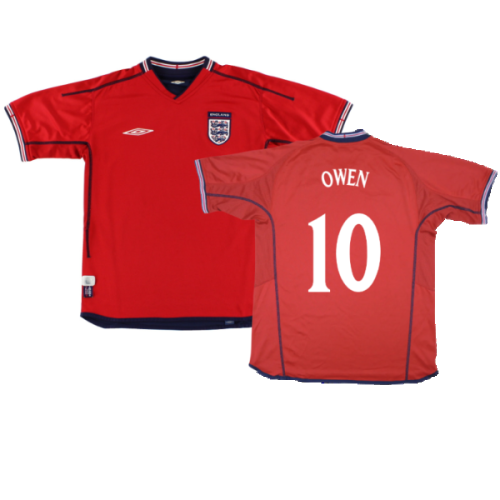 England 2002-04 Away Shirt ((Excellent) XL) (Owen 10)