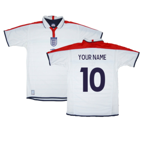 England 2003-05 Home Shirt (XL) (Excellent) (Your Name)