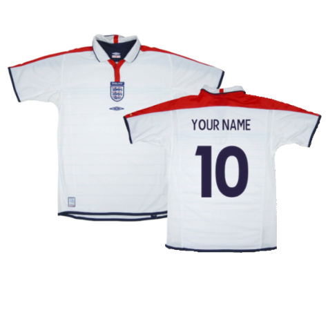 England 2003-05 Home Shirt (XL) (Excellent) (Your Name)