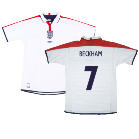 England 2003-05 Home (XL) (Very Good) (BECKHAM 7)