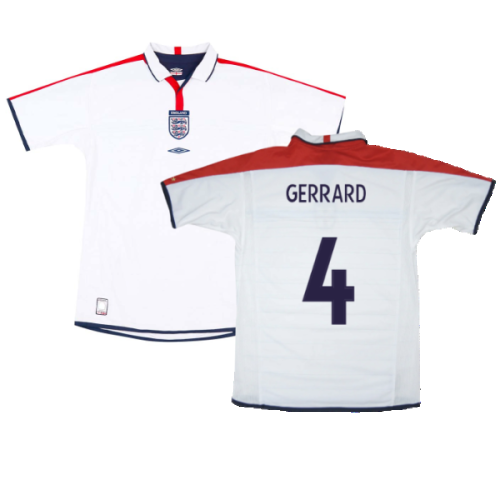 England 2003-05 Home (XL) (Very Good) (GERRARD 4)