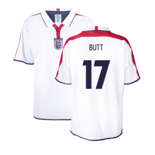 England 2004 Retro Football Shirt (Butt 17)