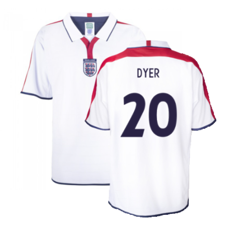 England 2004 Retro Football Shirt (Dyer 20)