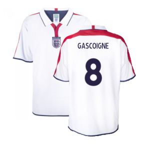 England 2004 Retro Football Shirt (Gascoigne 8)