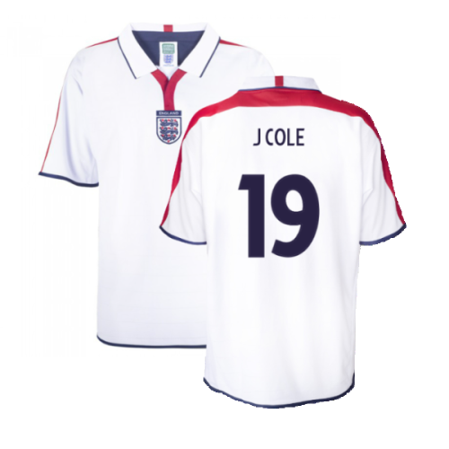 England 2004 Retro Football Shirt (J Cole 19)