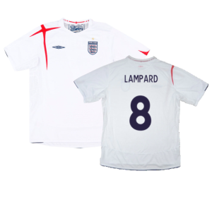 England 2005-07 Home Shirt (M) (Excellent) (LAMPARD 8) England 2005-07 Home Shirt (M) (Excellent) (LAMPARD 8)