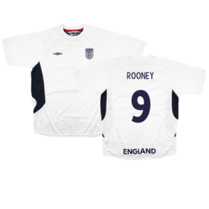 England 2005-07 Umbro Training Shirt (L) (Mint) (ROONEY 9) England 2005-07 Umbro Training Shirt (L) (Mint) (ROONEY 9)