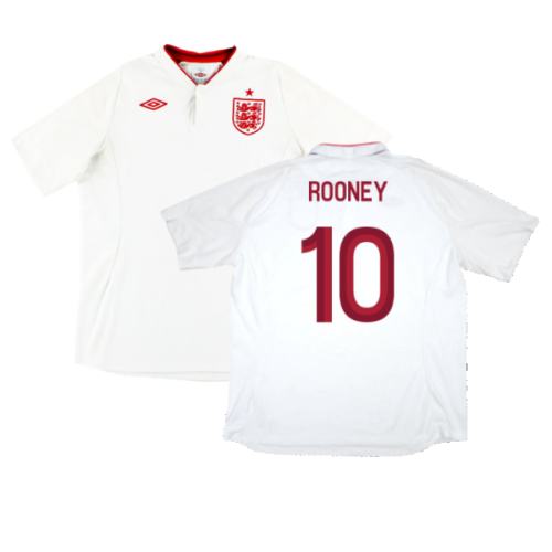 England 2012-13 Home Shirt (Good) (Rooney 10)