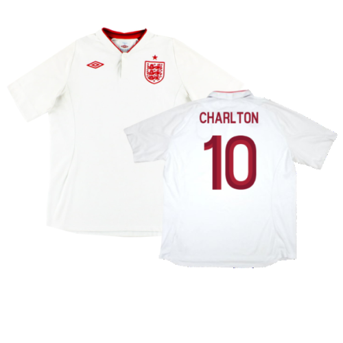 England 2012-13 Home Shirt (Mint) (Charlton 10)