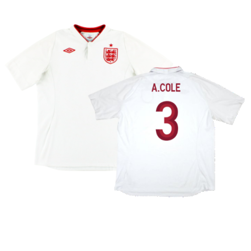England 2012-13 Home (XXXL) (Very Good) (A.Cole 3)