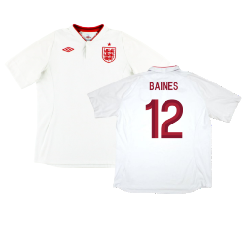 England 2012-13 Home (XXXL) (Very Good) (Baines 12)