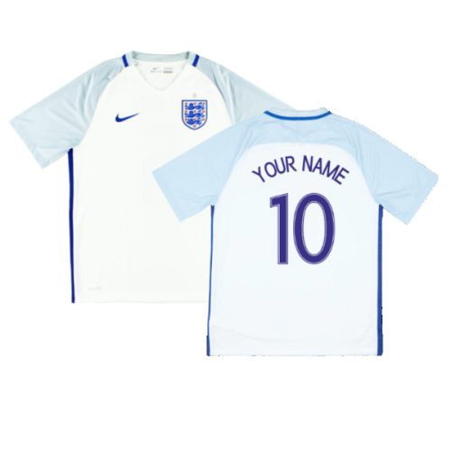 England 2016-17 Home Shirt ((Fair) XXL) (Your Name)