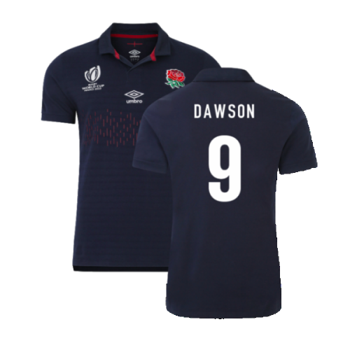 England Rugby 2023 RWC Alternate Classic Jersey - Kids (Dawson 9)