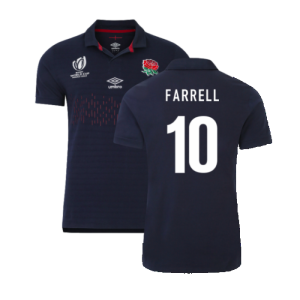 England Rugby 2023 RWC Alternate Classic Jersey - Kids (Farrell 10)