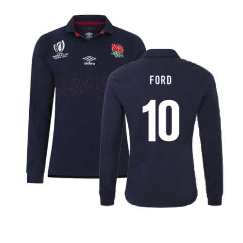 England RWC 2023 Alternate Rugby LS Classic Shirt (Ford 10)