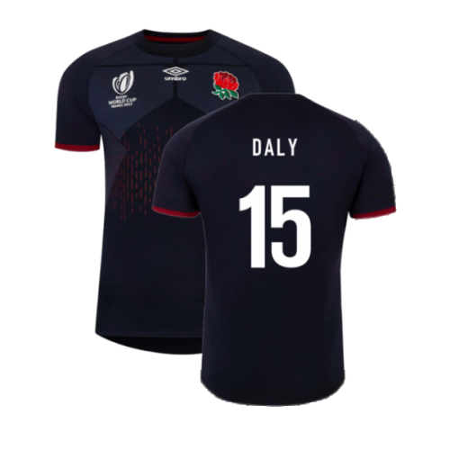 England RWC 2023 Alternate Rugby Shirt (Kids) (Daly 15)