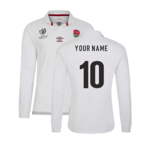 England RWC 2023 Home LS Classic Jersey (Kids)