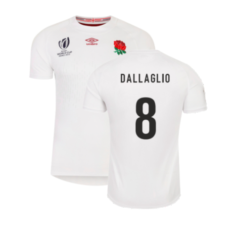 England RWC 2023 Home Pro Rugby Jersey (Dallaglio 8)