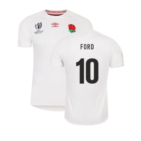 England RWC 2023 Home Pro Rugby Jersey (Ford 10)