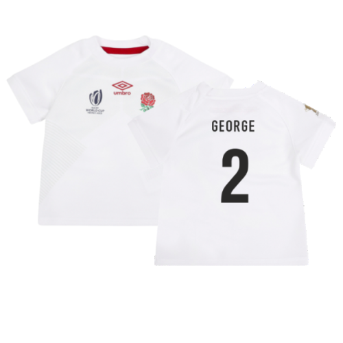 England RWC 2023 Home Replica Rugby Baby Kit (George 2)